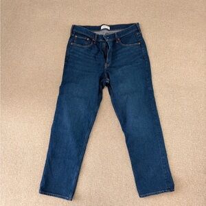 Abercrombie & Fitch Dark Blue Straight Jeans